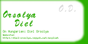 orsolya diel business card